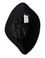 Dolce & Gabbana Black Wide Brim Nylon Bucket Hat