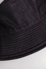 Dolce & Gabbana Black Wide Brim Nylon Bucket Hat