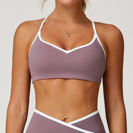 Hollow-Out Yoga Bra