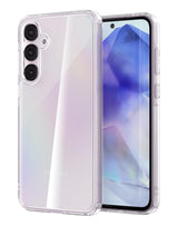 Cresee Case for Samsung Galaxy A35 5G Crystal Clear Hard Cover Soft TPU Bumper Shockproof Rugged Phone Case for Galaxy A35 - Transparent
