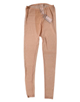 Dolce & Gabbana Nude Beige Logo Lace Lingerie Pants Underwear