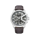 Police Brown Leather Dress Watch
