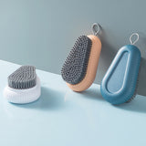 Plastic Soft Bristle Laundry and Shoe Cleaning Brush
