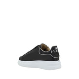 Philipp Plein Black Rubber Low Top Sneakers