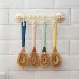 Durable Long Handle Pot Brush for Cleaning Pans