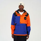 Men's Color Block Outdoor Hooded Jacket for Hiking