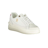 Tommy Hilfiger White Sneakers with Red Details - Women's