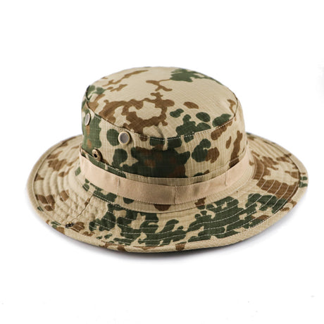 Camouflage Outdoor Round Brim Hat for Hiking