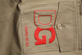 Dolce & Gabbana Dark Khaki Cotton Tapered Pants