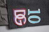 Dolce & Gabbana Dark Gray Cotton Layered Straight Sweatpants Pants