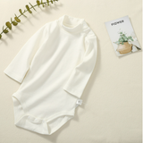Cotton Long Sleeve Baby Onesie for Fall/Winter