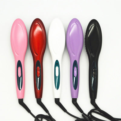 Hair Straightening Brush - Electric Styling Tool