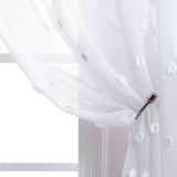 Boho Floral Sheer Curtains for Living Room Bedroom