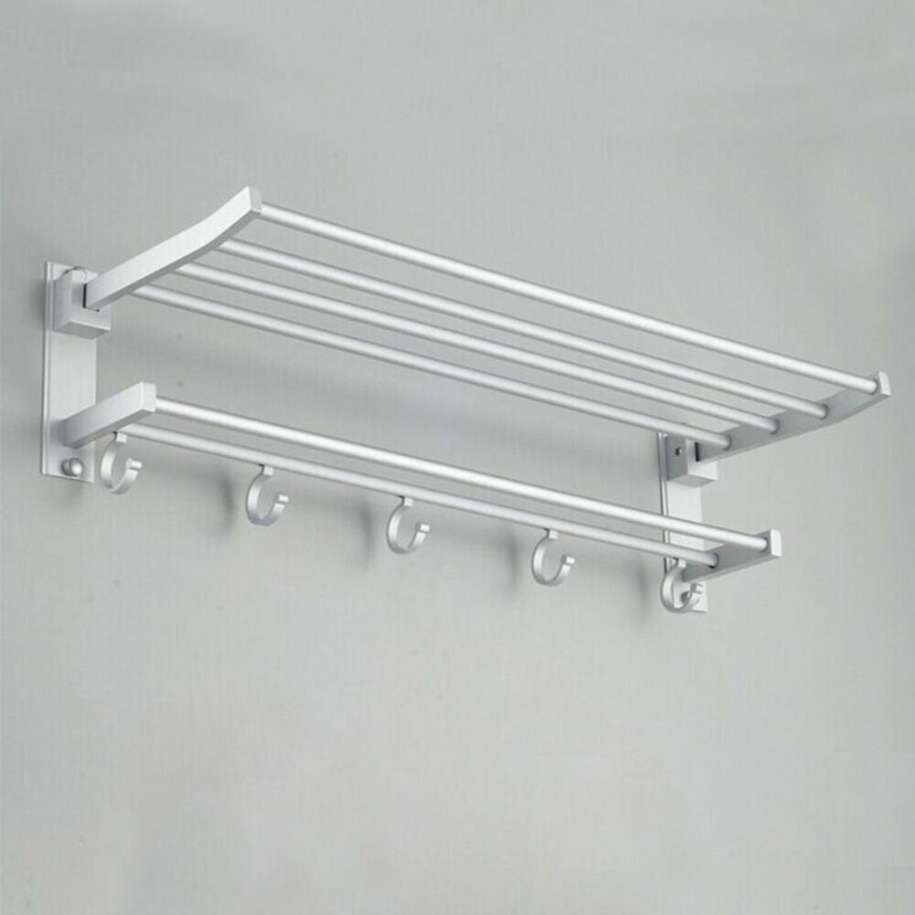 Wall-Mounted Space Aluminum Bathroom Storage Rack