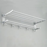 Wall-Mounted Space Aluminum Bathroom Storage Rack