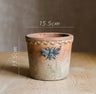 Bee Red Clay Flower Pot and Vase for Rustic Decor