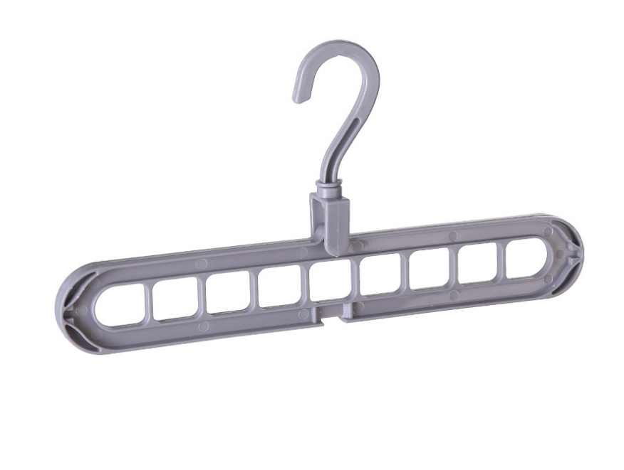 Multi-Functional Nine-Hole Clothes Hanger for Storage