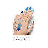 Pure Color Nail Stickers for Creative Nail Art