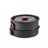 Camping Cookware Set for 2-3 People, Aluminum Alloy