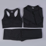 2/3PCS Seamless Women Workout Sportswear - Atlantic Shopping Mall