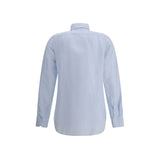 Finamore Light Blue Linen Dress Shirt