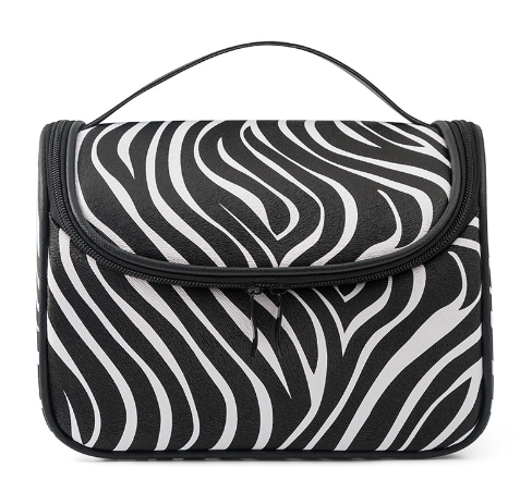 Fashionable Korean Makeup Bag with Zebra Design