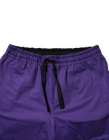 Dolce & Gabbana Purple Cotton Men Bermuda Sweatshorts Shorts