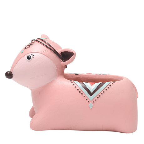Cute American Cartoon Zakka Resin Planter for Desk