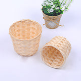 Handmade Bamboo Storage Basket for Laundry & Garden