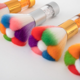 Colorful Nail Cleaning and Makeup Brush Set (1pc)