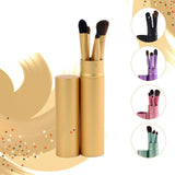Pink Eye Makeup Brush Set of 5 - H1037_PU
