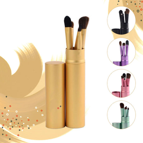 Pink Eye Makeup Brush Set of 5 - H1037_PU