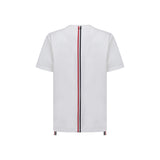 Thom Browne White Cotton T-Shirt