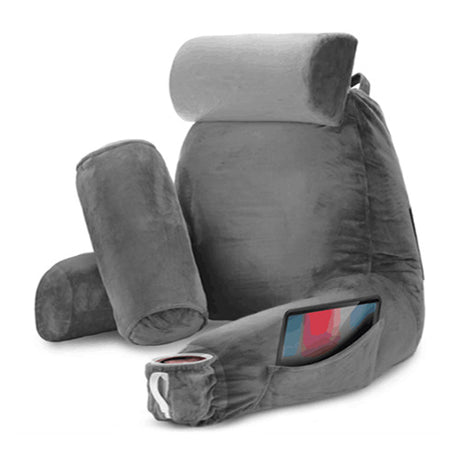 Lumivida Ergonomic Reading Pillow with Arm Rests & Removcable Covers 40x33x60cm RLC02-2