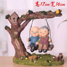 Creative Elderly Couple Figurine for Home Decor Gift