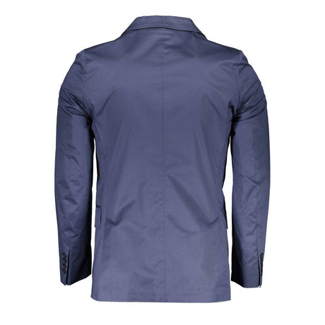 Gant Blue Cotton Men Jacket
