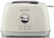Gorenje Kitchen Toaster 1000W 2 Slots 7 Heating Levels T900RL Retro Ivory