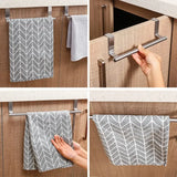 1pc 430 Towel Rack Over Cabinet Door Home Organizer