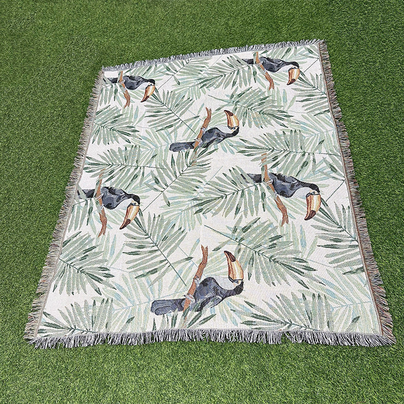 Bohemian Outdoor Camping Blanket and Picnic Mat