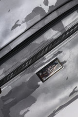 Dolce & Gabbana Gray Camo Cotton Multiple Compartments Tote Bag