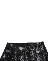 Dolce & Gabbana Black Tie Dye Cotton Straight Men Denim Jeans