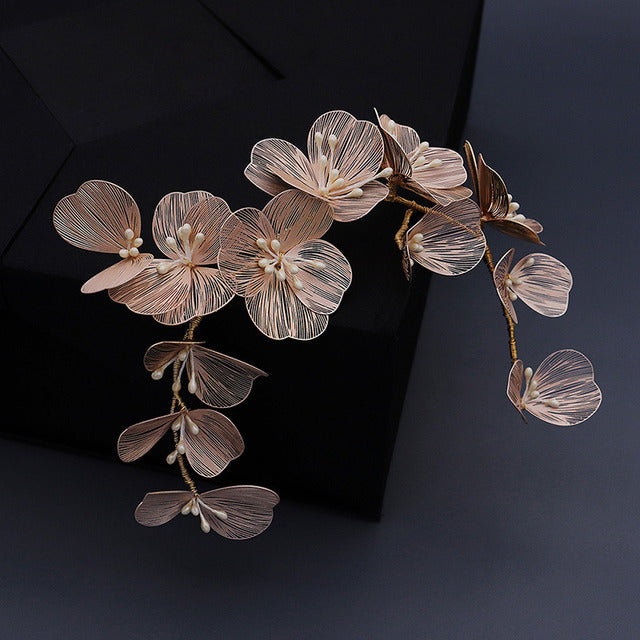 Retro Handmade Floral Bridal Hair Headdress Accessories