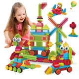 Contixo STEM & STEAM Building Toys ST6 100-Piece Bristle Shape 3D Tiles Set - Educational Construction Blocks Creative Stacking & Learning Toy for Kids Ages 3-8
