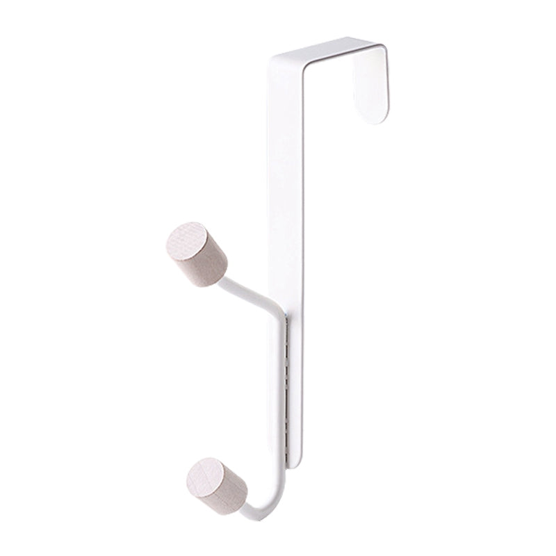 Solid Color Bedroom Door Hook Hanger for Home Storage