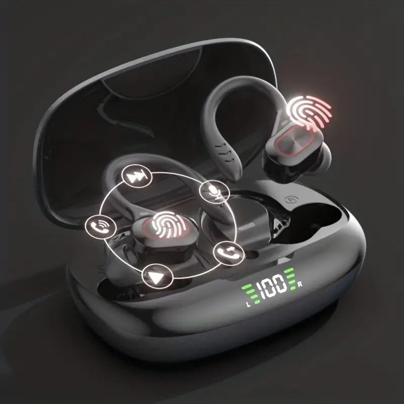 Wireless Sports Headphones with Microphone and Comfort
