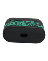 Dolce & Gabbana Black Orange Silicone Embossed Logo Airpods Case