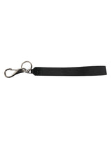 Dolce & Gabbana Black Nylon Logo DG Crown Men's Holder Keychain Keyring