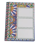 Dolce & Gabbana Multicolor Carretto Siciliano Envelope Post Card Holder