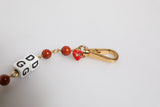 Dolce & Gabbana Multicolor Gold Tone Brass Chain DG Logo Dice Bracelet