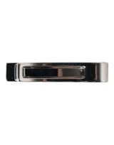 Dolce & Gabbana Silver Tone Brass Logo Branded Tie Clip Bar